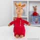 thumbnail image 5 of Pijama de peluche rojo con forma de llama, preferido para niños, 5 of 6