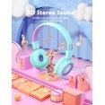 thumbnail image 2 of Kids Headphones(2 Packs) with 91dB Volume Limiter & Hearing Protection- Light Weight Comfortable on-Ear Headsets for Toddlers, Children and Teens, 2 of 7