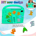 thumbnail image 6 of Case for Samsung Galaxy Tab S10 Lite/ S10 FE/ S9 FE 5G 10.9"/ Tab S9 11 Inch Letter Pattern Portable Kids Shockproof Cover with S Pen Holder and Shoulder Strap, 6 of 9