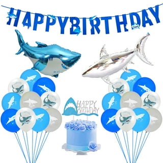 18 Pack Shark Cake Topper Shark Figurines Decoration Shark Birthday Cake  Topper for Shark Attack Ocean Theme Birthday Party Decorations for Kids  Baby Shower Ocean Theme Birthday Party : : Toys