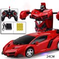 thumbnail image 1 of Amyove 1:18 Remote Control Transforming Car Induction Transforming Robot Rc Car Children Racing Car Model Toys For Boys, 1 of 7