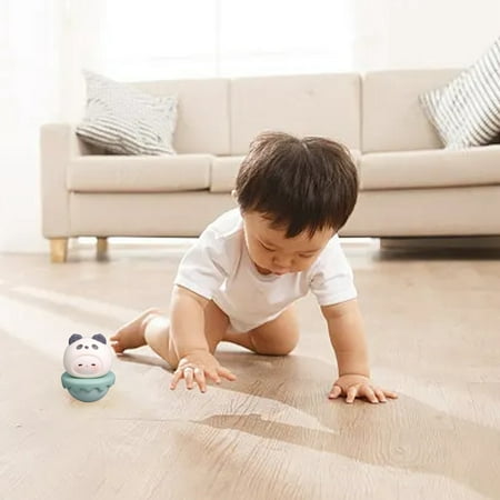 

BNisBM Panda Baby Cute Pet Tumbler Cartoon Doll Desktop Craftsmanship Decoration Ornament Breakthrough