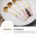 thumbnail image 2 of MasteelfCA 4pcs Delicate Flower-shaped Coffee Scoop Ice Cream Spoon Durable Dessert Spoon, 2 of 8
