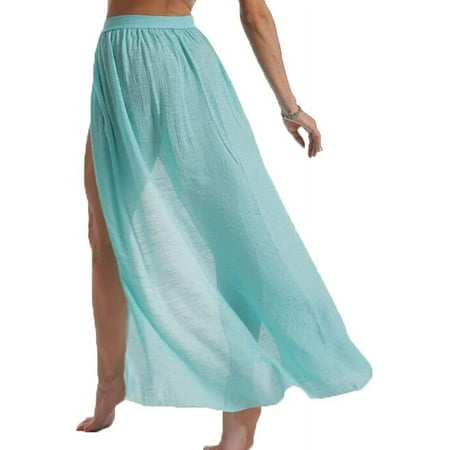 Municipal Summer Beach Swimsuit Sheer Swimwear Cover Ups Bikini Wrap Skirt for Women