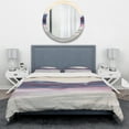 thumbnail image 2 of Designart 'Purple Rock landscape II' Geometric Duvet Cover Set, 2 of 4