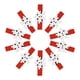 thumbnail image 3 of Wosthever 10 Uds. De Clips de para Navidad, adornos navideños DIY, decoración de fiesta de año nuevo, Clip de pared de fotos, Kits de decoración para fiestas Pinza roja+flor blanca, 3 of 6