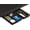 Black, variant on Under Desk Drawer, Self-Adhesive Slide Out Storage Organizer with 4 Customizable Dividers, 2-Pack White,2 Count (Pack of 1)