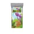 thumbnail image 2 of Ambesonne Fantasy Fitted Sheet & Pillow Sham Set, Woods Grass Cartoon Art, Full, Multicolor, 2 of 3