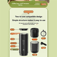 thumbnail image 4 of Portable Electric Espresso Coffee Machine with Heating Function Cordless Rechargeable Handheld Coffee Maker for Home Car,1 * Portable Espresso Maker 1 * Accessories Tool 1 * USB TYPE-C charging cable, 4 of 9