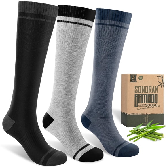Calcetines de compresión SONORAN Bamboo Viscose 15-20 mmHg para mujeres y hombres