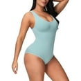 thumbnail image 6 of Idoravan Women's Slimming Long Leg Bodysuit,Ladies Seamless Body Shaper Abdominal Lifter Hip Shaper Underwear Stretch Slimming Body Corset Green S, 6 of 9