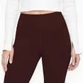 thumbnail image 2 of Hitime High Waisted Women's Leggings for Women Activewear Workout Pants for Women Yoga Pants, Full Length Maroon S-M, 2 of 8