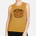 thumbnail image 2 of Spooky and Groovy Women's Muscle Tank Medium Antique Gold, 2 of 5