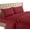 Burgundy Stripe, variant on Fresh Linen Collection 600 Thread Count Solid 100% Egyptian Quality Cotton Deep Pocket Sheet Set (Twin Extra Long, Black Stripe)