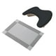 thumbnail image 5 of Reposabrazos de PU en forma de U, reposabrazos de manicura, accesorios para decoración de uñas, cojín portátil y cómodo para reposamanos para uñas negro con estera gris, 5 of 9