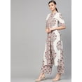 thumbnail image 3 of Idalia White Floral Booti Kurta With Dupatta & Printed Palazzo Pants, 3 of 5