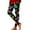 AA-Black641, variant on XIAONU Women's Masquerade Print Leggings Slim Fit Patterned Trousers Stretchy Holiday Party Pants Black