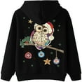 thumbnail image 4 of Pntutb sudaderas con capucha de Navidad para mujer lindo Elk gráfico moda sudaderas con capucha de manga larga pulóver sudaderas casuales Pntutb Pntutb-7288, 4 of 5
