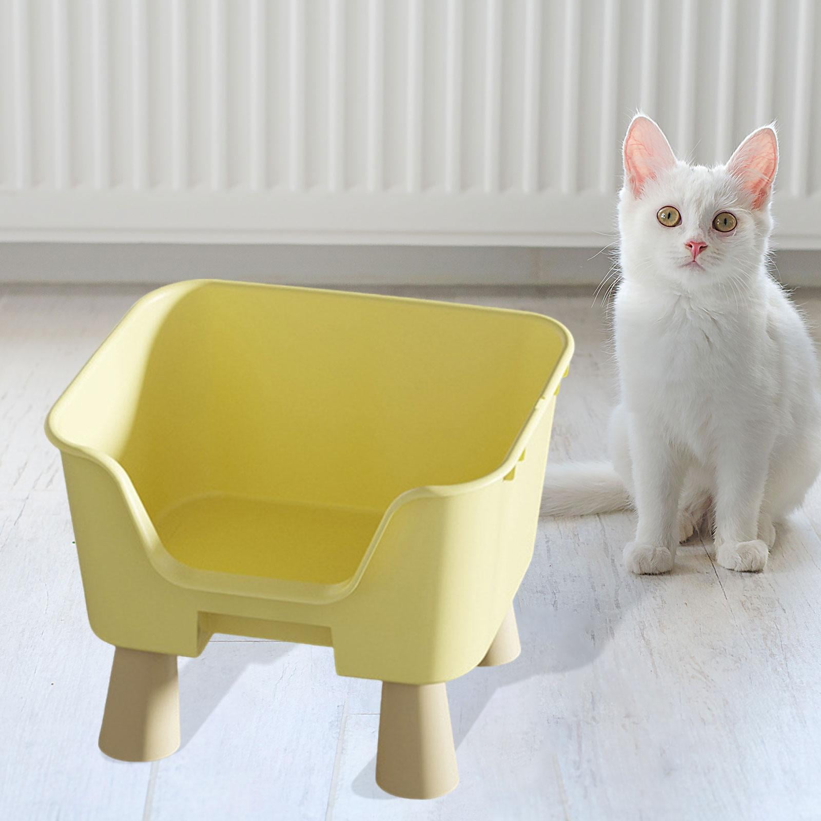 CarpNettore Cat Hammock Bed Elevated Cat Nest Furniture Raised Cat Cot for Kitten Kitty Cats S yellow