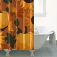 thumbnail image 5 of Happy Thanksgiving Autumn Shower Curtain,Reusable Show Curtain with Hooks Friendly Polyester Fabric Bathroom Curtains for Bathroom Bathtub Autumn Holiday, 5 of 5