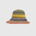 thumbnail image 5 of Siminsem Women Straw Panama Hat Wide Brim Fedora UPF 50+ Sun Protection Beach Hat Foldable Floppy Summer Brimmed Cap Packable Breathable Lightweight for Outdoor Camping Travel, Khaki, One Size, 5 of 7