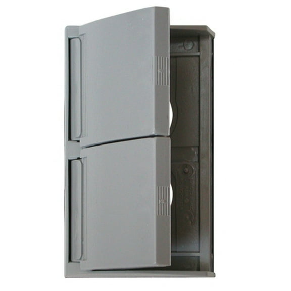 Diamond Group by Valterra DG80SVP Weatherproof Dual Receptacle Cover - Grey