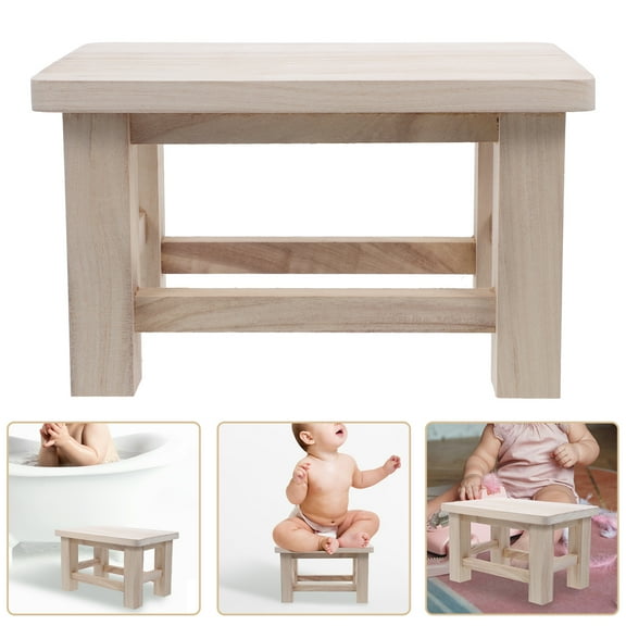 Stable Footstool Portable Convenient Entry Shoe Change Stool Small Stool Stable Shoes Changing Stool Small Low Stool for Home Dorm