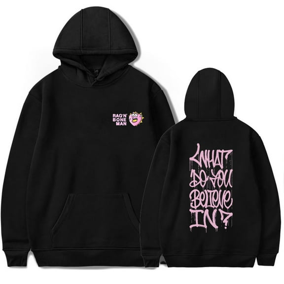 Rag'n'Bone Man What Do You Believe In Hoodies Merch Women Men Long sleeve Fashion Casual Hooded Sweatshirts