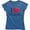Blue, variant on Womens Heart Strawberries Fruit T-Shirt
