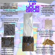 Mushroom Grow Kit - All in One Mushroom Grow Bags - 4 Pack…