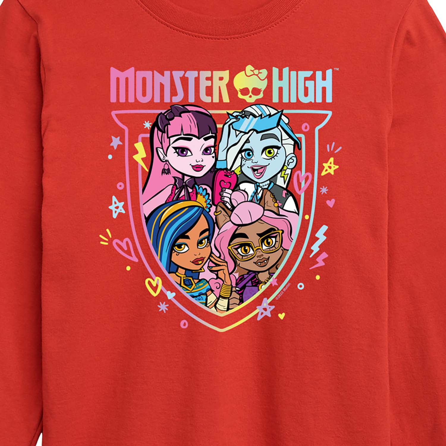 Monster High Student - Toddler And Youth Long Sleeve Graphic T-Shirt