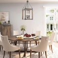 thumbnail image 4 of TOMIYA Wood Pendant Light Foyer Farmhouse Chandelier 4-Light Rustic Vintage Ceiling Hanging Lamp for Dining Room Hallway Bedroom Living Room Kitchen Island, 4 of 5