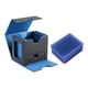thumbnail image 4 of Caja para baraja de cartas con capacidad para 100 tarjetas Contenedor de tarjetas coleccionables de primera calidad, caja de almacenamiento para baraja de cartas, tarjetero para tarjetas azul, 4 of 8