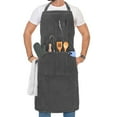 thumbnail image 1 of Noothes Apron With Sleeves,Long Sleeve Apron Chef Apron For Men Kitchen Apron With Pockets For Women Large Unisex Canvas Apron For Cooking Grilling BBQ Baking Heavy Duty Apron For Work, 1 of 8