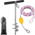 thumbnail image 1 of Sand Anchor Insaga, acero inoxidable 304, 17 pulgadas, con cuerda de 10 m, 1 of 8