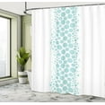 thumbnail image 5 of Ambesonne Under the Sea Shower Curtain, Circle Bubbles, 69"Wx75"L, Sky Blue and White, 5 of 5