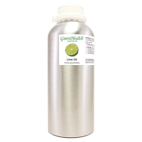 Lime Essential Oil - 100% Pure - 32 fl oz (946 ml) Aluminum Bottle w/Plug Cap
