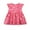 Q34-Rose Red, variant on Bellafa 100% Cotton Toddler Little Girl's Ruffled Sleeve Skater For 2-7 Years Kids Casual Sundress -Love 2T