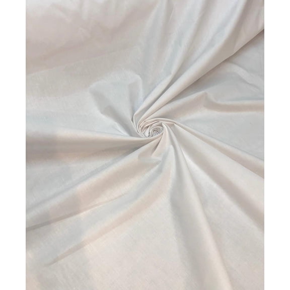 White Cotton Fabric: 110" Wide, Sold by the Yard