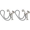 thumbnail image 3 of 2PCS Creative Magnetic Curtain Tiebacks, Magnetic Curtain Tiebacks, Retro Cat Pattern, Curtain Buckle with Strong Magnetism, Exquisite Decorative Accessories for Home Office Hotel, 3 of 5