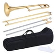 thumbnail image 4 of Graflsoa Bb Key Alto Trombone avec Finition Laque Dorée, Piston Cupronickel, Inclut Embouchure, Gants et Étui Rigide – Idéal pour Étudiants et Débutants, 4 of 6