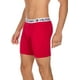 thumbnail image 3 of Calzoncillos tipo bóxer Tommy Hilfiger para hombre, paquete de 4, color rojo, azul marino y blanco, 3 of 6