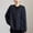 Dark Blue, variant on Delayuji Womens Button Up Cardigan Sweaters Long Sleeve Crew Neck Soft Lightweight Tie up Knit Loose Sweater Tops Spring Outfit L-5XL