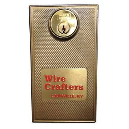 Wirecrafters Sliding Door Lock,Plain,Steel SDLKXKA