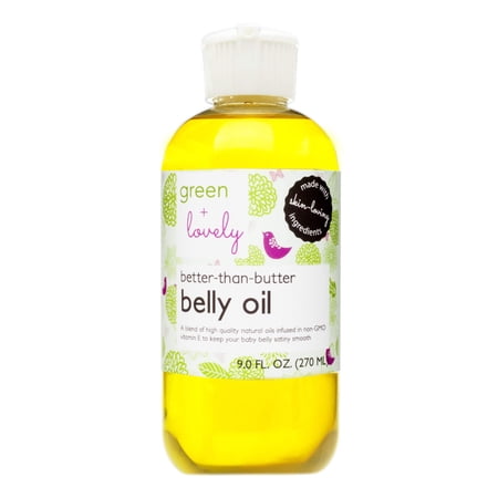 Better than Butter Belly Oil(Lavender) | Pregnancy Stretch Mark Prevention | 9 fl oz. Lasts for up to 6 Months | Natural Oil and Vitamin E Enriched for Amazing Skin Pre/Post Pregnancy Lave