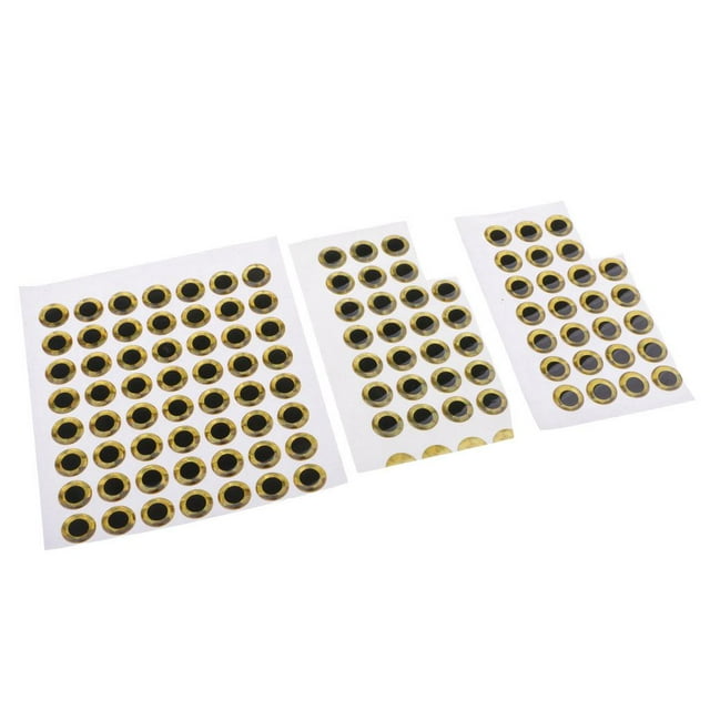 100 Uds Ojos de Señuelo Holográfico Shamjiam 3D 12mm