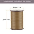 thumbnail image 2 of Unique Bargains Pale Brown Polyester Waxed Thread, 175 Yards, 2 of 5