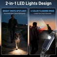 thumbnail image 3 of Dog Diving Collar – 4500ft Dog Training Collar with Dyeing, Waterproof E-Collar with Flashlight, 4 Training Modes, Keypad Lock, Rechargeable Dog Diving Collar, Suitable for Small to Medium Dogs, 3 of 9
