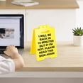 thumbnail image 2 of Primegos Prank Desk Caution Sign Heavy Duty Plastic Desktop Warning Sign Home Office Desk Mini Table Sign Decoration Ornament Gag Gift, 2 of 8