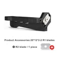 thumbnail image 3 of stanreset Lame d'Angle de Bord Rabot Coupe-Arc Durable Professionnel Opération Simple Accessoires de Menuiserie Fournitures de Menuiserie Lame R1+R2, 3 of 7